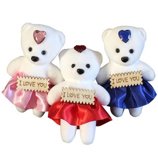 Set 10 Gấu Bông Teddy Dễ Thương Dùng Làm Quà Tặng