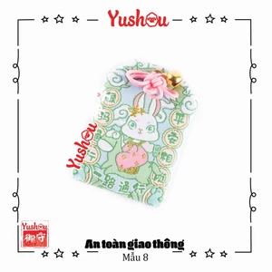 Túi Phước Yushou An Toàn Giao Thông Mẫu 8 - Kiểu Omamori Nhật, Có sẵn, Quà tặng ý nghĩa.