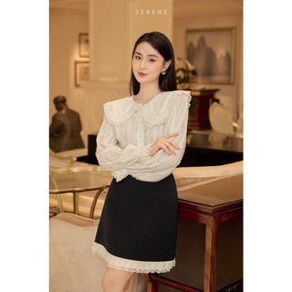 Chân váy QUINE phối ren tiểu thư by Serene