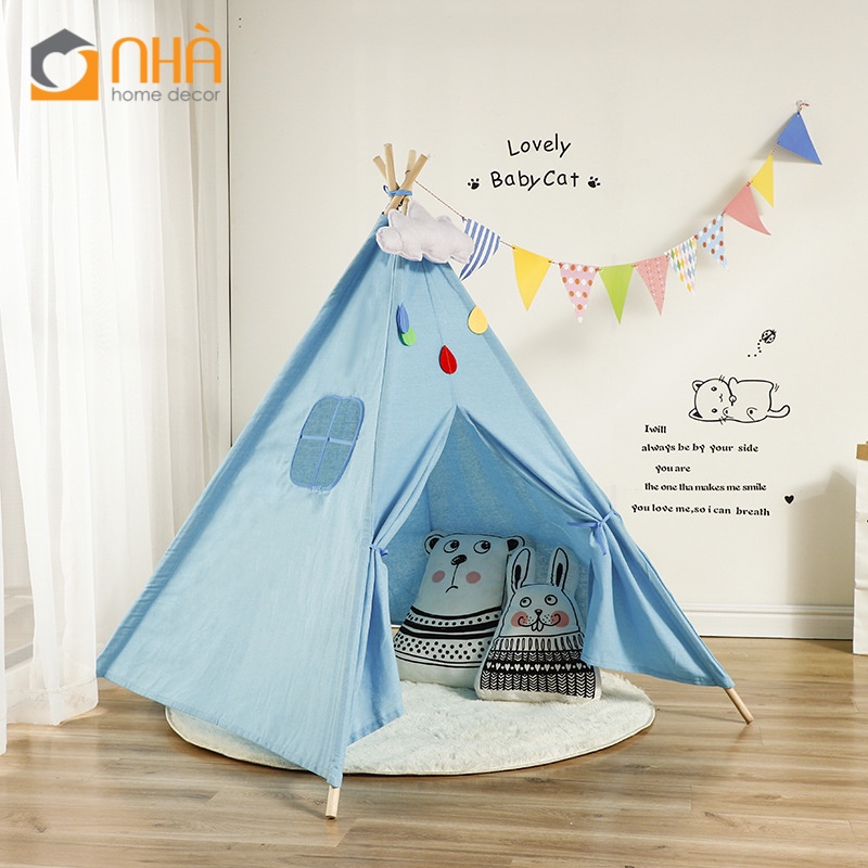 Lều Vải Canvas Cho Bé Teppy Sáng Tạo Không Gian Riêng PA9825