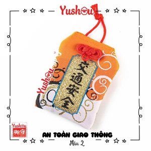Túi Phước Yushou ATGT Mẫu 2 Lớn - Kiểu Omamori Nhật, Có sẵn, Quà tặng ý nghĩa.