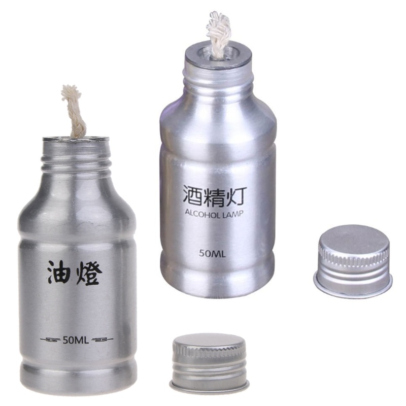 Da Di Động Mini 50ml Hợp Kim Nhôm Cho Đèn Đốt Hóa Học Thiết Bị Phòng Thí Nghiệm Dụng Cụ Làm Nóng