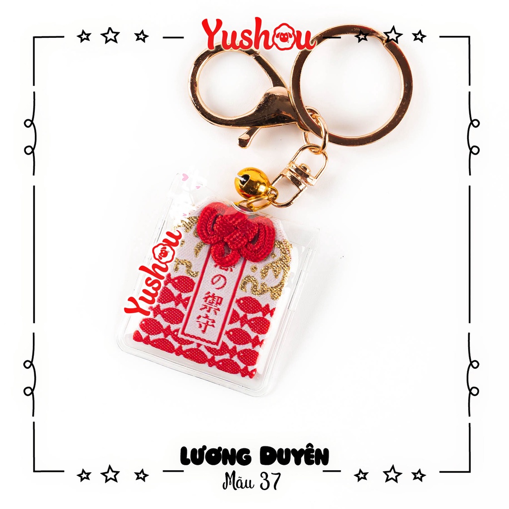 Túi Phước Yushou Tình Yêu Song Ngư - Kiểu Omamori Nhật, Có sẵn, Quà tặng ý nghĩa.