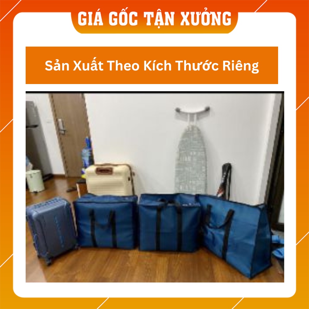 [Sản Xuất Theo Yêu Cầu] Túi Vải Chống Thấm Có Khóa Kéo