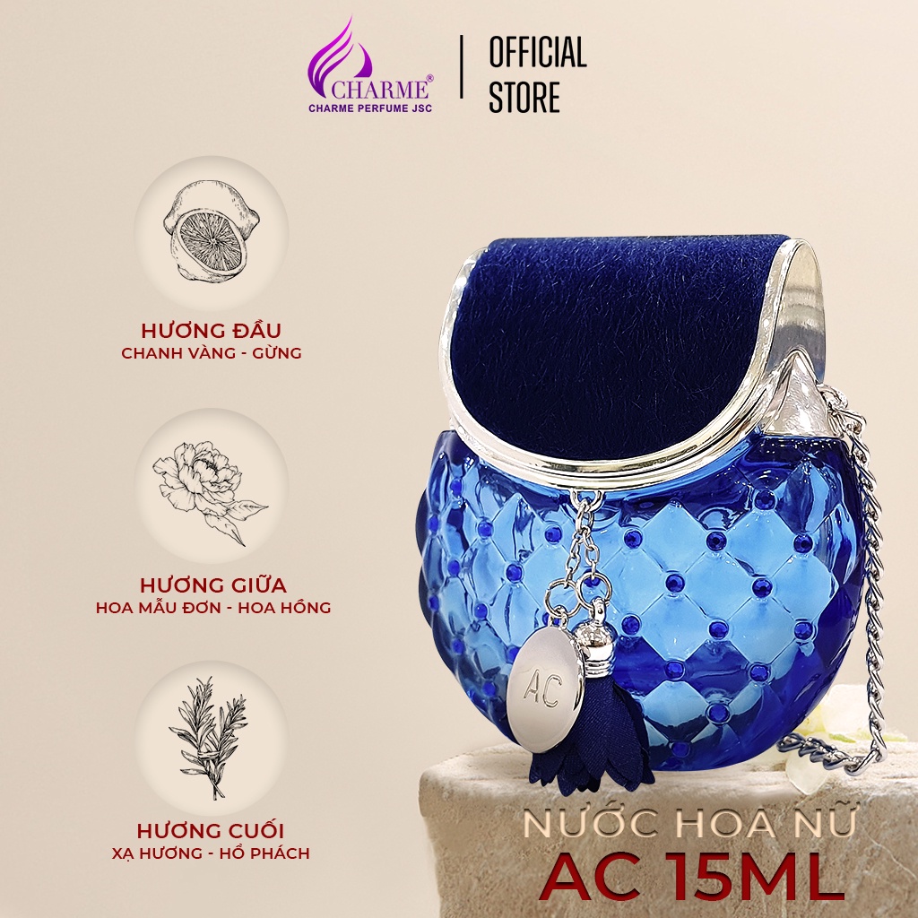 Ảnh Nước Hoa Nữ CHARME AC 65ml Lưu Hương Lâu Quý Phái, Gợi Cảm_Nước Hoa Chính Hãng 4