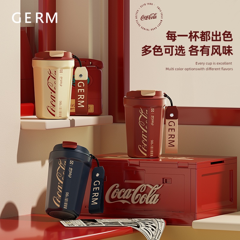 Ảnh Insulated cup Germ capacity 390ml 316 grade stainless steel material Coca Cola Co branded Coffee Cup 4