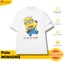 Áo thun Polo Minions vải cá sấu Cotton 100% , in nổi , công nghệ sắc nét - PAPPAP