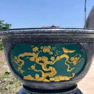Khuôn chậu tròn rộng 50 cm không chân Nhựa abs