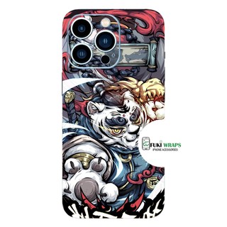 Tấm dán Skin Mặt Sau Hổ M02 FULL VIỀN Dành Cho 14prm,13prm , 12prm , 11prm , ip11 , ip12 , ip13 - FukiShop