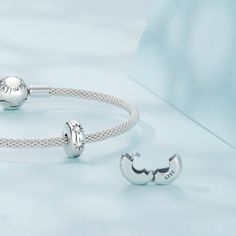 Ảnh Charm trang sức BAMOER bằng bạc 925 thời trang nữ 4