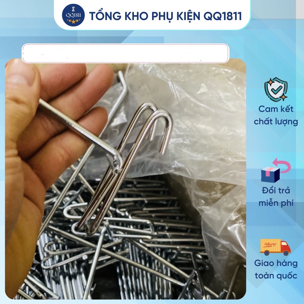 Móc lưới treo phụ kiện SIÊU SÁNG BÓNG  ⚡ Combo 5 cái ⚡ Móc cài lưới treo phụ kiện cho cửa hàng, siêu thị