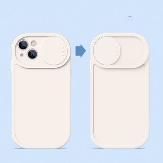 Ốp lưng iphone nắp trượt tròn màu trơn 6/6s/7/8/x/xr/xs/11/12/13/14/pro/max/plus/promax - sc196
