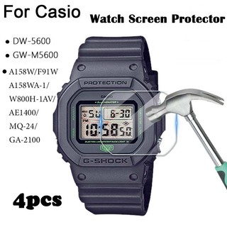 Bộ 2 Miếng Dán Bảo Vệ Màn Hình Chống Nước Cho Đồng Hồ Casio G-Shock DW5600 DW5610 GA-2100 A158W F-91W AE-1200WH MQ-24