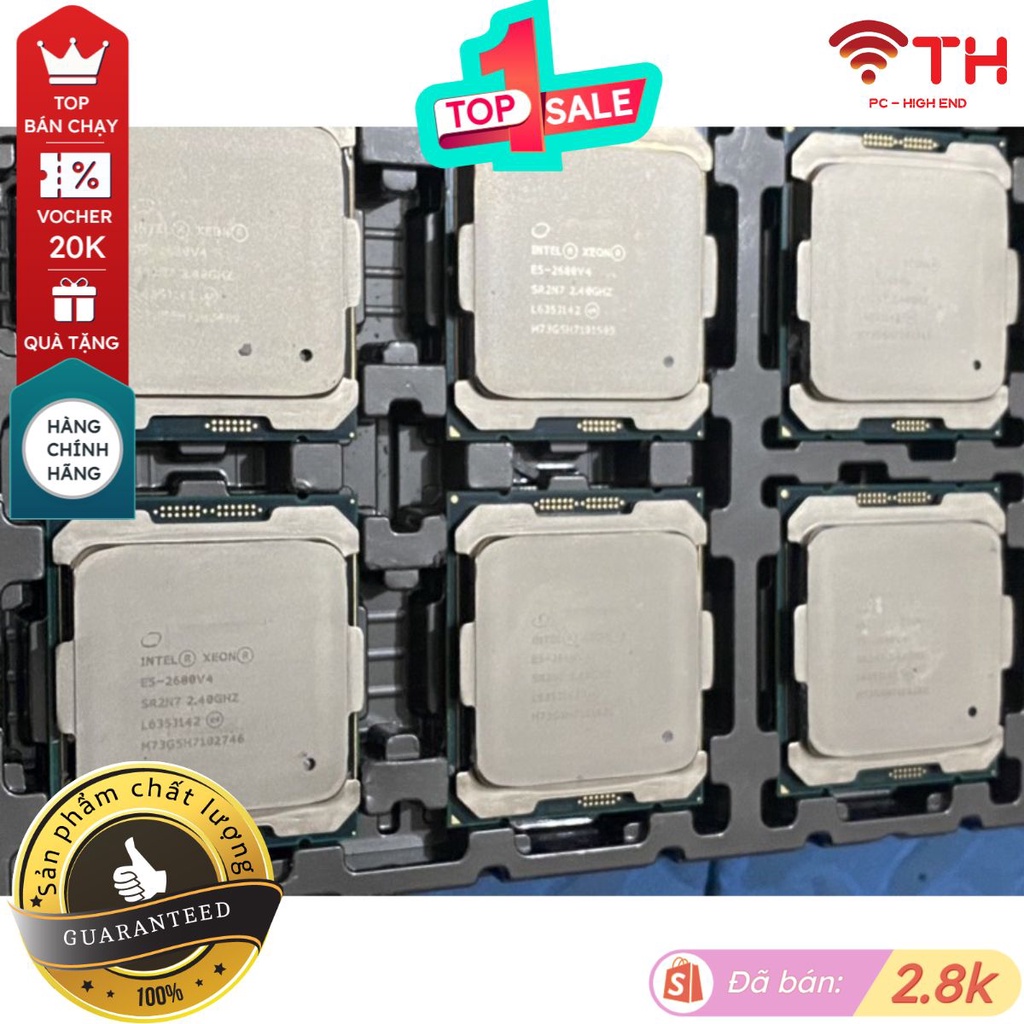 Cpu Intel Xeon E5 2680v4 E5 2673v3 Socket 2011v3 Siêu mạnh | Shopee ...