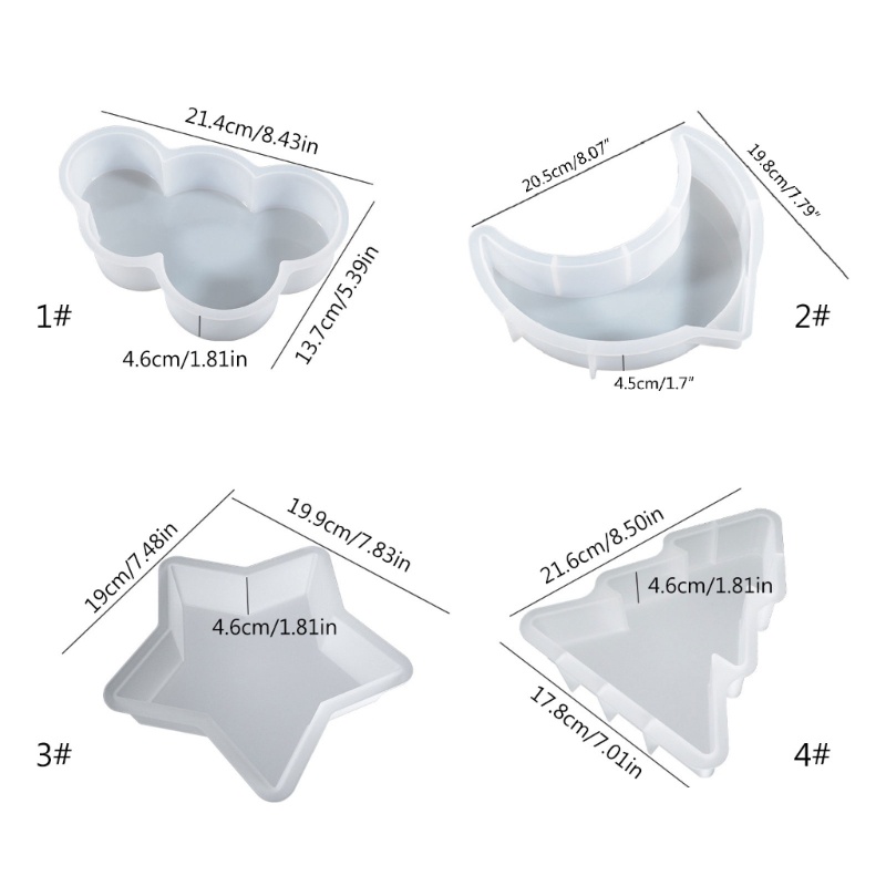 Khuôn silicone ép epoxy để trang trí nội thất và làm hoa decor Desktop