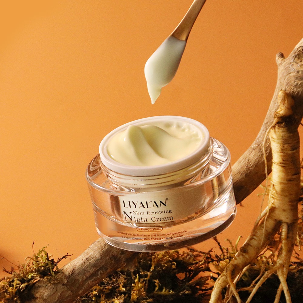Ảnh Kem Dưỡng Ẩm LIYAL'AN Làm Trắng Da Ban Đêm Loại Bỏ Đốm Đen Hiệu Quả 50g 3