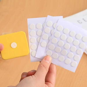 25 miếng dán / tờ Keo dán hai mặt trong suốt Hình tròn hai mặt với chất kết dính hai mặt chống đánh dấu mạnh mẽ với điểm dính tròn