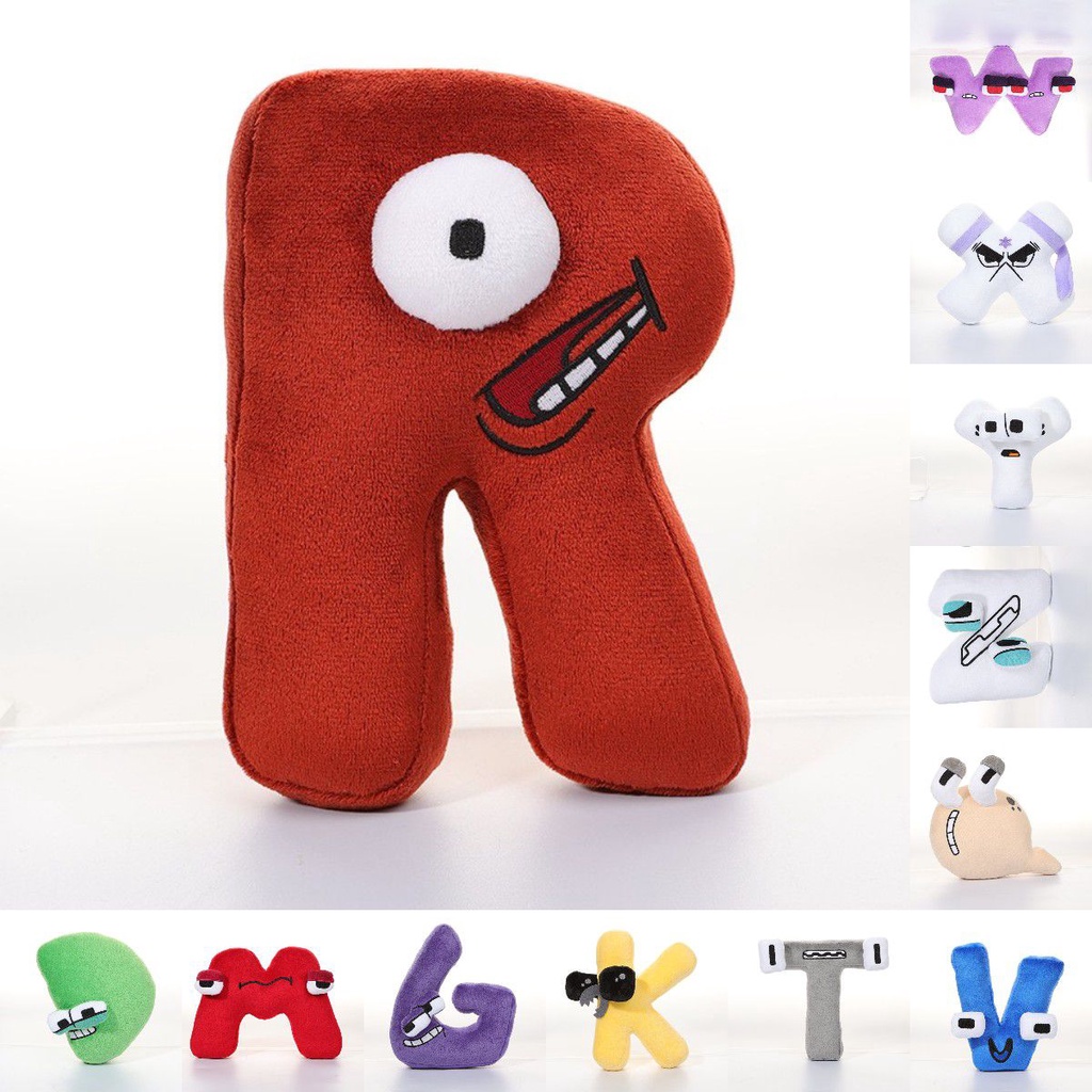 Cuddly Bảng Chữ Cái Lore Letter A Sang Trọng Giáo Dục Cho Bé Đồ Chơi Trang Trí Nhà