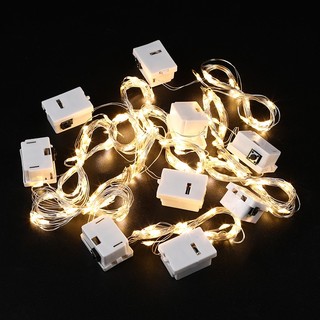 Đèn led đom đóm 3 chế độ có sẵn pin loại 1m/2m ( Sỉ ib giá tốt )