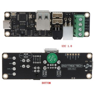 Vui LÒNG BIGTREETECH U2C Mô-đun CÓ THỂ Hỗ trợ giao diện Klipper 3D Bộ phận máy in cho Voron