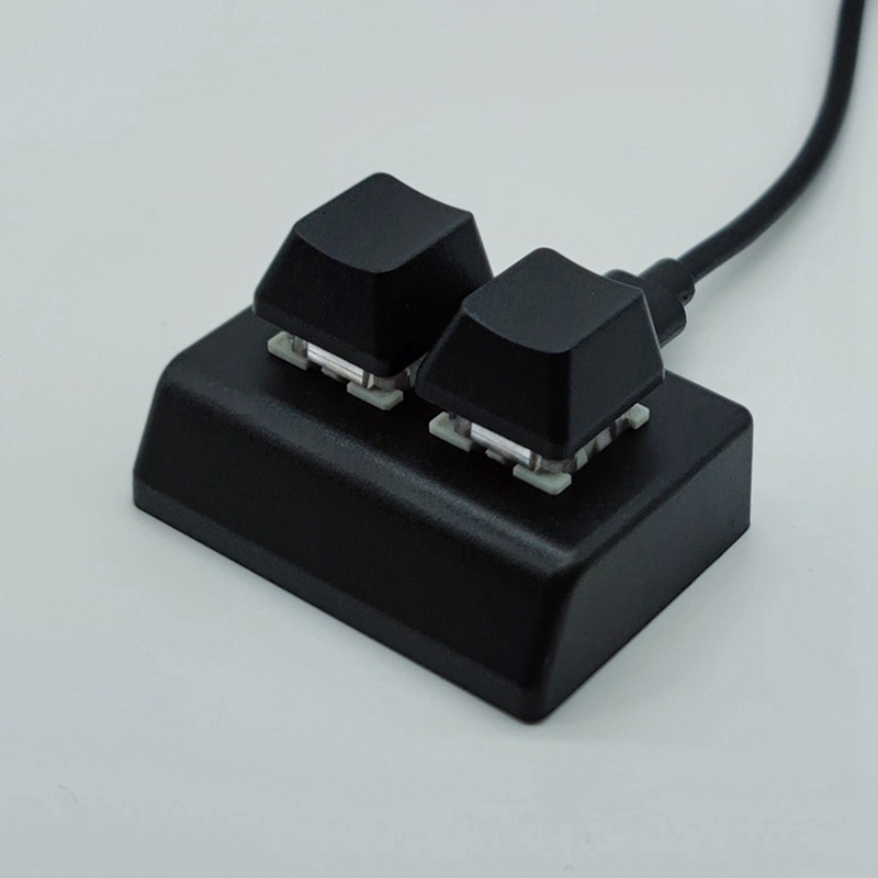 2 Phím Bàn Phím Mini Lập Trình Macro RGB Công Tắc Đỏ Chơi Game Vẽ OSU Tùy Chỉnh