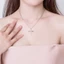 Vòng cổ mặt dây chuyền cánh trái tim thiên thần tình yêu tuyệt đẹp dành cho nữ với thiết kế cổ điển