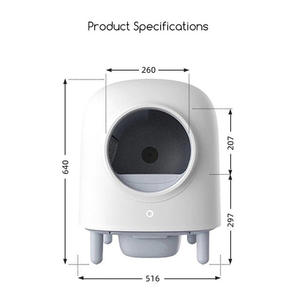 Ảnh COMBO 2 Cục Khử Mùi Máy Dọn Vệ Sinh Cho Mèo Petree x HeLiPet Chính Hãng 1