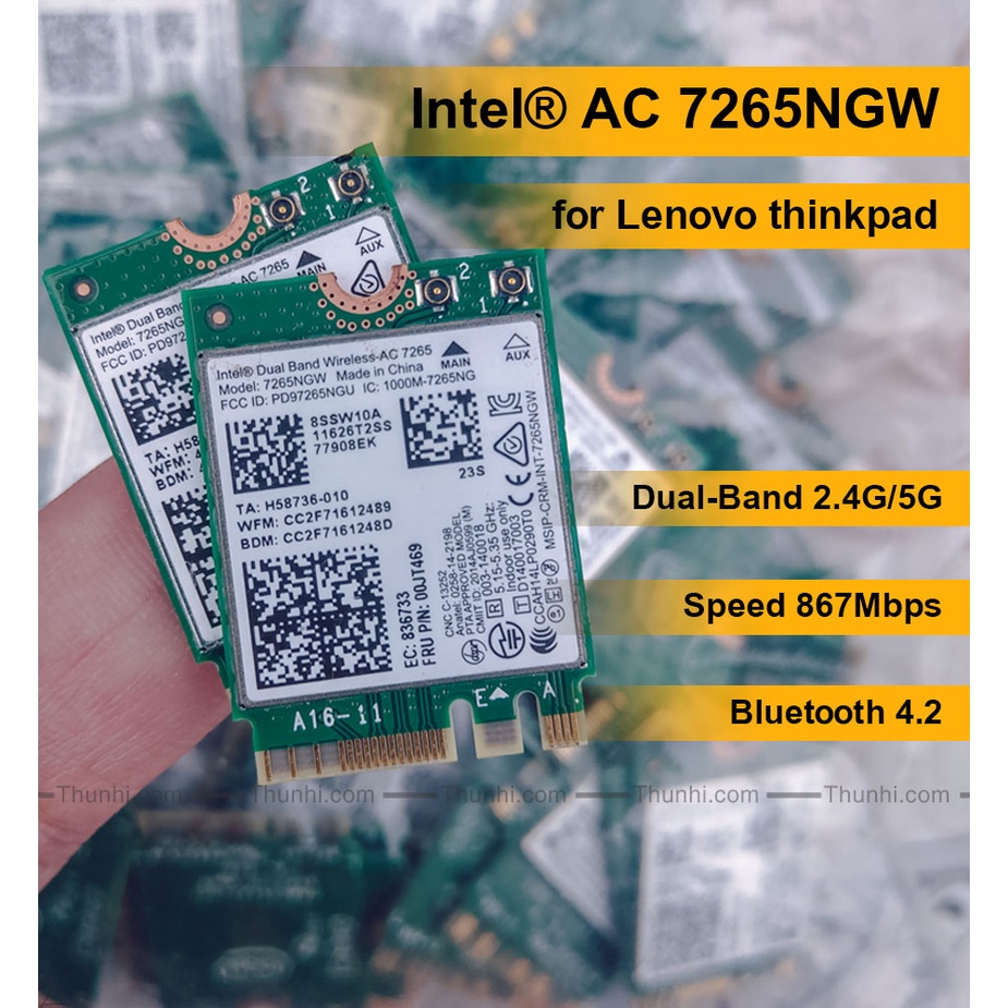 Carte wifi 7265NGW - FRANCE / TVA