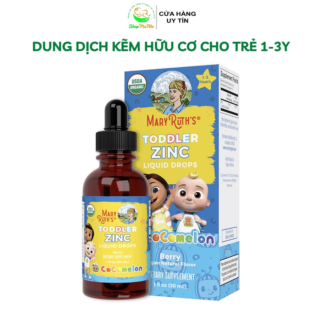 Dung dịch kẽm hữu cơ tăng đề kháng cho trẻ từ 1-3 tuổi Mary ruth’s