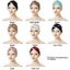Mũ Turban JKDESIGN Thời trang nữ Hijab Hồi giáo hai màu