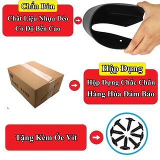 Chắn Bùn Kia Spectra Đời 2007-2009 Chất liệu Nhựa Dẻo Tặng kèm Ốc Vít ,Bộ 4 Chiếc Hàng Loại 1