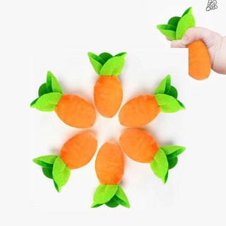 Jkdesign Sang Trọng Đồ Chơi Cà Rốt Ngộ nghĩnh Cha Mẹ-Con Tương Tác Đồ Chơi Kéo Củ Cải Vườn Thú Cưng Chó Nhai Đồ Chơi