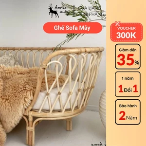 Sofa Mây Dài Trang Trí Phòng Khách HOME MÂY - Dành Cho Khách Sạn và Nhà Hàng