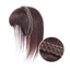 DELMER Braid Headband Bangs Phụ Kiện Tóc Nâu Fasion Tất Cả Trận Đấu Tự Nhiên Mềm Mại Hợp Thời Trang Mũ Vô Hình Hàng Ngày Chịu Nhiệt Tóc Giả