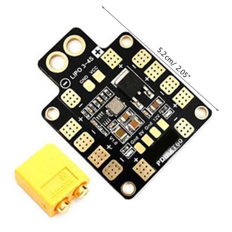 Fol Matek Mini Power Hub PDB XT60 Bảng phân phối điện PDB-XT60 với BEC 5V 12V cho FPV Drone Quadcopter QAV210 QAV-