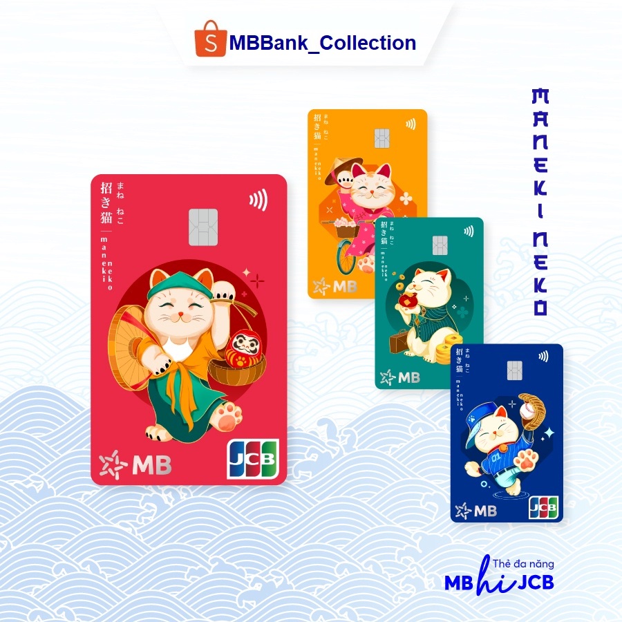 Bộ sưu tập thẻ MB Hi Collection - Bộ sưu tập Mèo Maneki Neko | Shopee ...