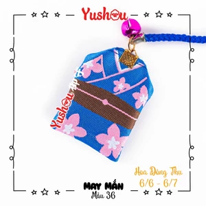 Túi Phước Yushou May Mắn Hoa Đông Thụ - Kiểu Omamori Nhật, Có sẵn, Quà tặng ý nghĩa.