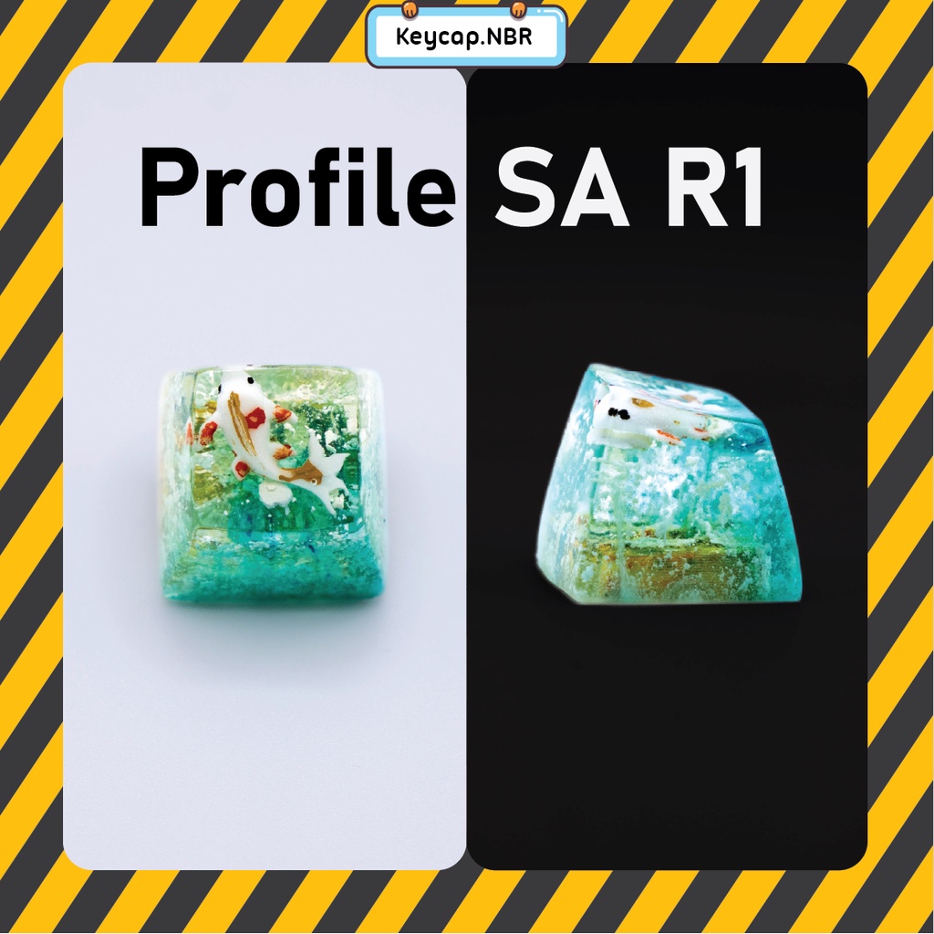 Keycap Cá Koi Profile DOM, SA R1 trang trí bàn phím cơ | Shopee Việt Nam