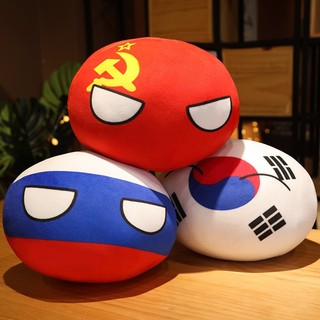 Gối sang trọng Soft And Cuddly Countryball Plus Ages Thích hợp cho mọi lứa tuổi