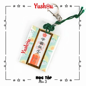 Túi Phước Yushou Học Tập Mẫu 3 - Kiểu Omamori Nhật, Có sẵn, Quà tặng ý nghĩa.