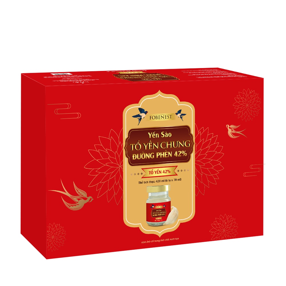 Hộp Yến Sào Fobenest Fobe 42% Yến Bồi Bổ Cơ Thể N1 - Lọ 70ml
