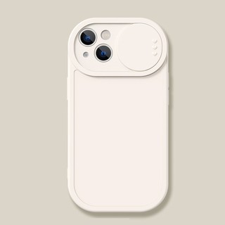 Ốp lưng iphone nắp trượt tròn màu trơn 6/6s/7/8/x/xr/xs/11/12/13/14/pro/max/plus/promax - sc196