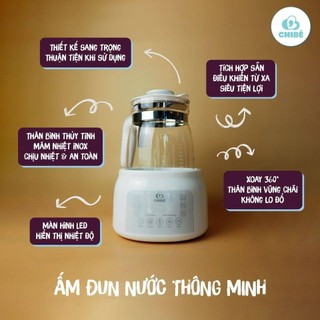 Ấm đun nước pha sữa thông minh Chibé D003