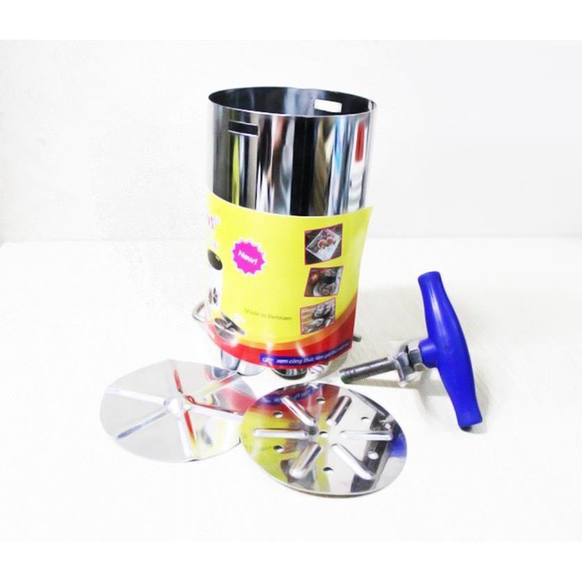 Khuôn Làm Giò Thủ Chả Lụa Inox Hiệu Dragon - Cao Cấp Hàng Loại 1Khuôn Làm Giò Thủ Chả Lụa