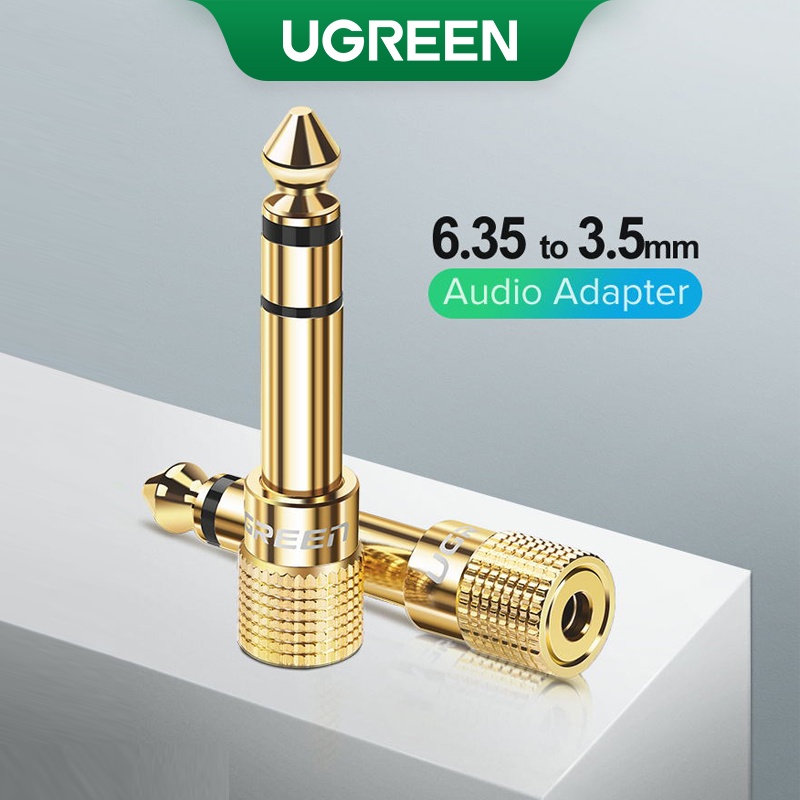 Ugreen 1 Cái / 2 Cái / 5 Chiếc Mạ Vàng 6.5 Mm Nam Đến 3.5 Mm Nữ 6.35 Đến 3.5 Stereo Bộ Chuyển Đổi Âm Thanh