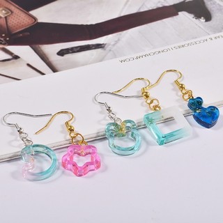 Khuôn Silicone Đổ Resin Hình Vuông / Ngôi Sao Làm Trang Sức DIY