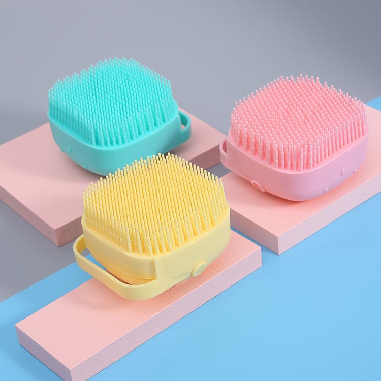 Ảnh Bông tắm silicon tạo bọt massage 1