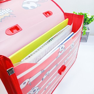 Cặp Học Thêm 2 Ngăn Cho Bé Superdog CLASSMATE Hình Chú Cún Dễ Thương, Chất Liệu Nhựa Nguyên Sinh An Toàn CL-SB604