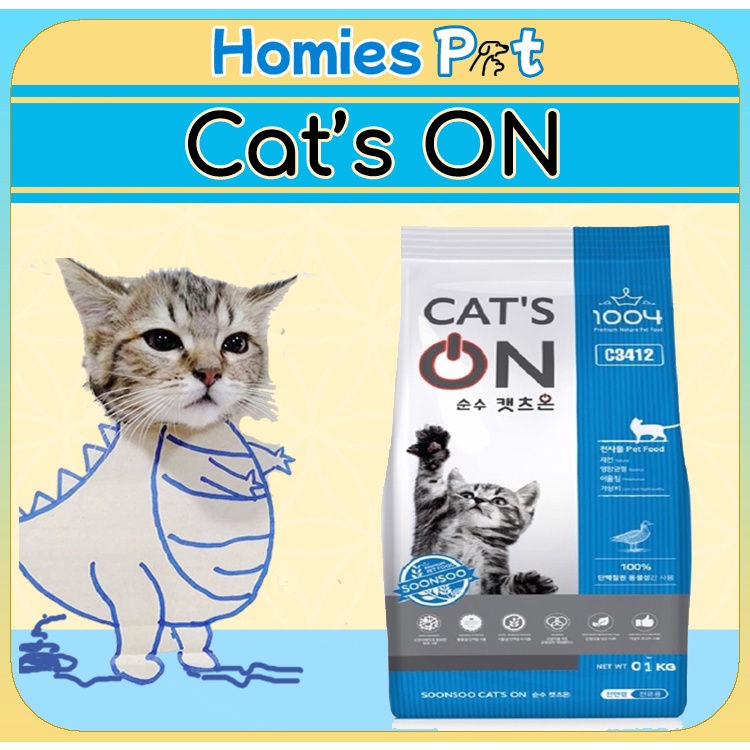 Hạt Cat On 1kg, thức ăn cho mèo - Homies Pet | Shopee Việt Nam