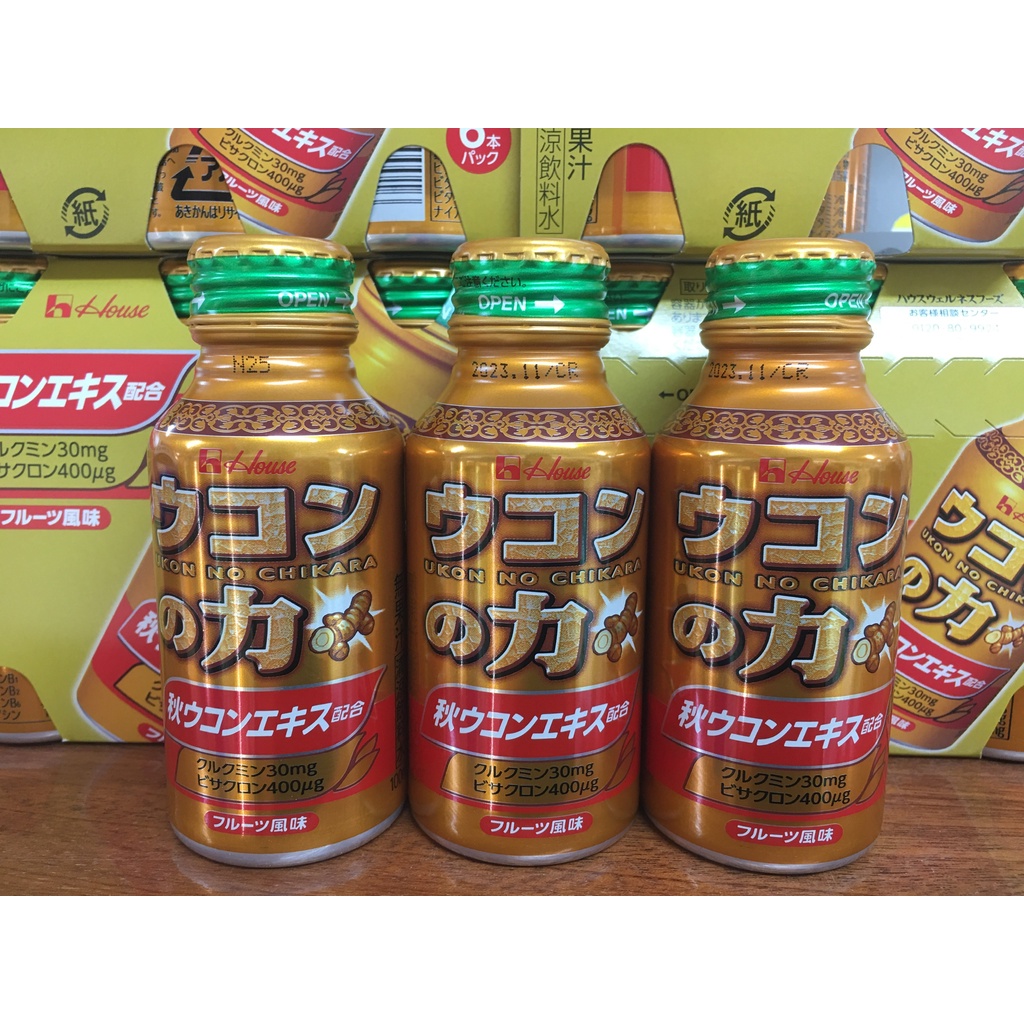 Nước nghệ ukon no chikara nhật bản 100ml×6 chai Shopee Việt Nam